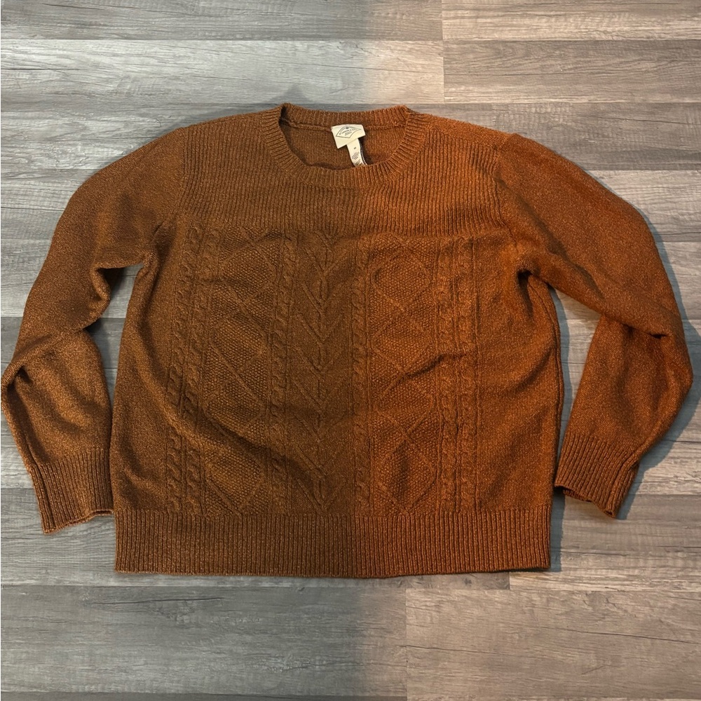 St. John's Bay Brown Crewneck Sweater